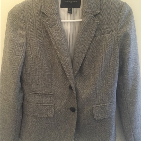Banana Republic Women Tweed Academy Blazer - Picture 3 of 7